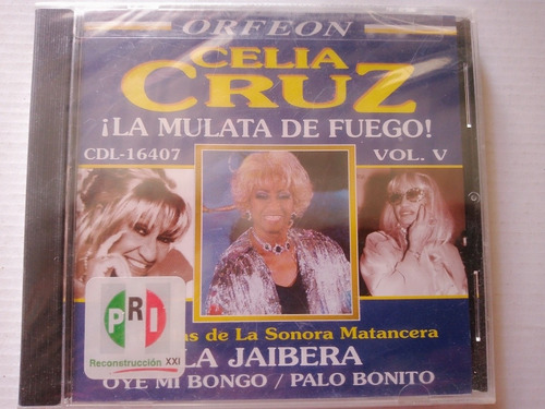 Celia Cruz La Mulata De Fuego Vol V Cd