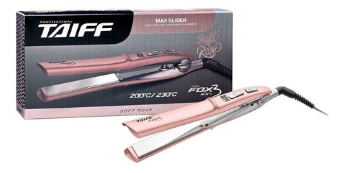 Taiff Planchita Pelo Alisado Fox3 Profesional Bivoltaje 230c Color Rosa