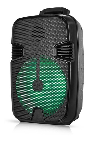 Parlante Bluetooth Led Portatil 12 Fm Con Microfono Premium