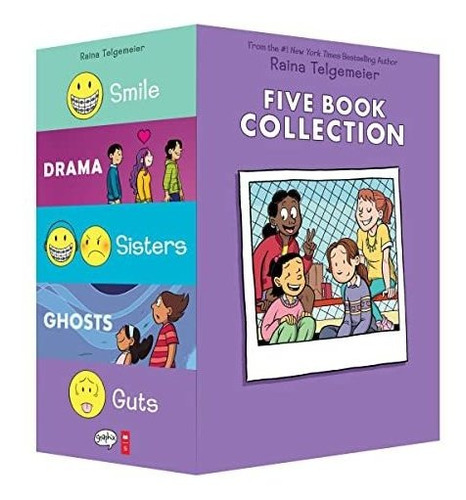 Book : Raina Telgemeier Collection Box Set (smile, Drama,..
