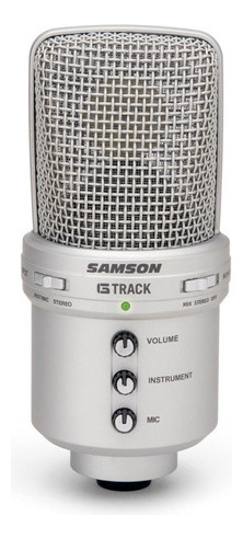 Micrófono Samson  G Track Color Gris