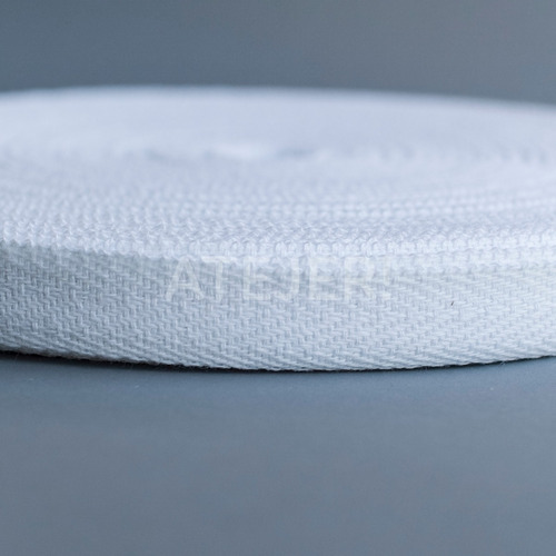 Imagen 4 de 4 de Cinta Hilera Liviana De Algodón 16mm X 50 Mts Blanca