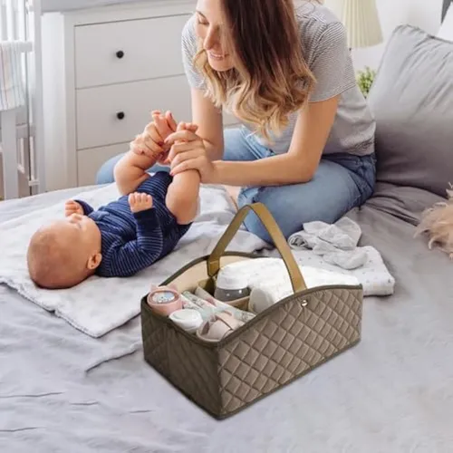 I Ihayner Baby Diaper Caddy Organizer Baby Room