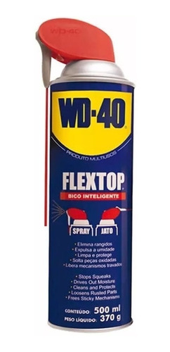 Oleo Lubrificante Multiusos Wd-40 Flextop 500ml