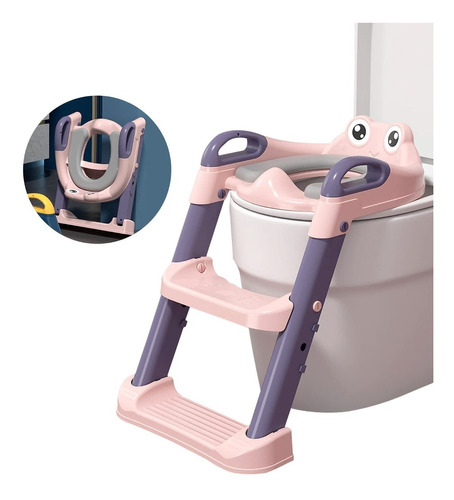 Asientos Adaptador Escalera De Inodoro Baño Wc Para Niños