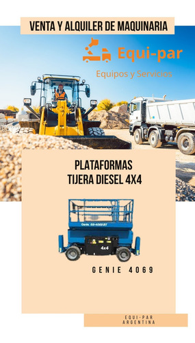 Alquiler Venta Autoelevadores Tijera Manipulador Grúa Zorras