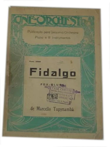 Partitura Fidalgo Fox Blues Marcelo Tupynambá  *
