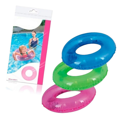 Colchón Inflable P/alberca + Salvavidas Infantil Regalo
