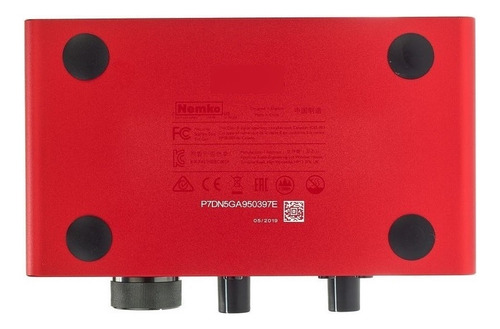 Interface de áudio Focusrite Scarlett Solo red - 3ª Geração