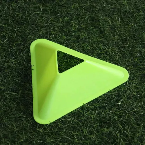 WOONEKY 20 Discos Triangulares De Entrenamiento De Fútbol: Señalización Flexible Y Duradera Para Niños Y Adultos | Multicolor