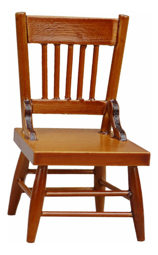 2 Silla De Casa De Muñecas A Escala 1/12, Madera Para