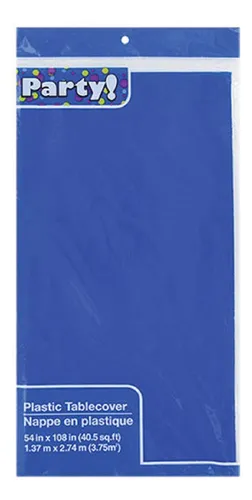 comprar Mantel Rectangular De Plástico Dtsc Imports, 137 X 274 Cm, A