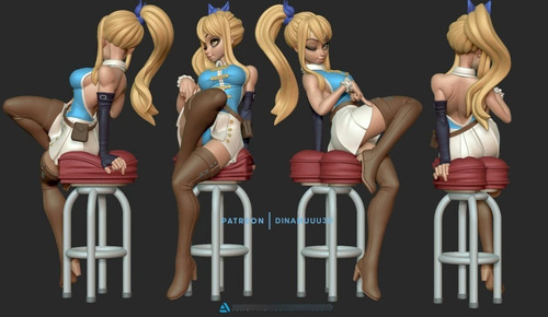 Archivo Stl Impresión 3d - Fairy Tail - Lucy Heartfilia