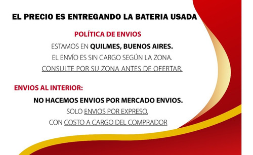 Bateria 12x240 - Uso Estacionario - Panel Solar - Nautica