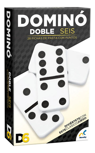 Dominó Doble 6 Con 28 Fichas Novelty