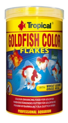 Tropical Goldfish Color Flakes / Hojuelas 200gr 1000 Ml