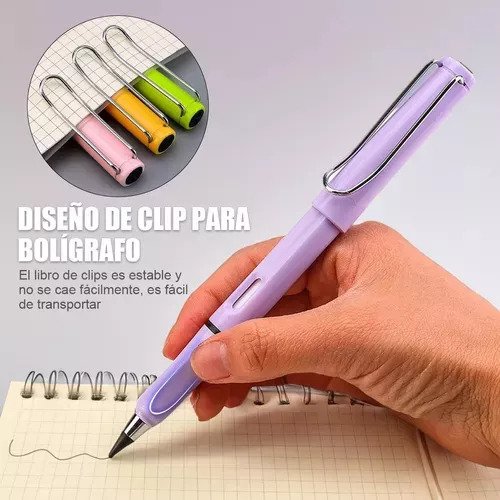 Paquete 100 Lápices Lapiz Infinito Mágico Con Goma Borrador Grafito