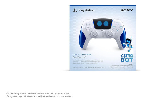 Control Sony Dualsense Astro Bot Limited Edition Para Ps5 Blanco (Reacondicionado)