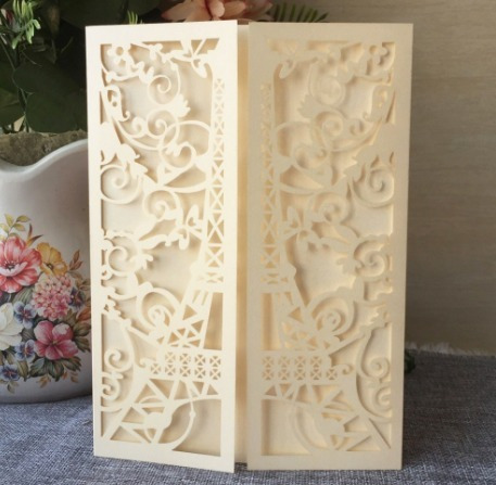 12 Sobres Calados Para Invitaciones Bodas Bautizos 15 Años