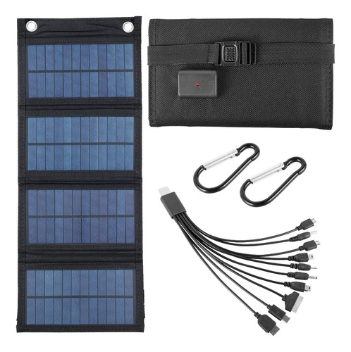 Panel Solar 100 W Cargador Plegable Monocristalino Premium 2