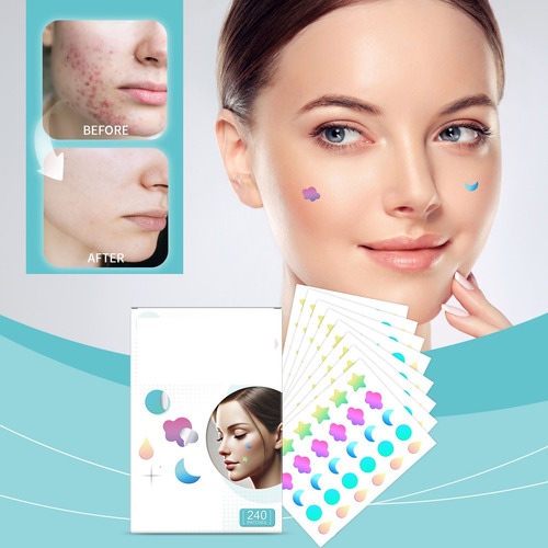 Parche Facial Oculto Multicolor Para Cubrir Las Imperfeccion