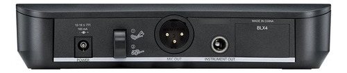 Micrófono Shure Inalámbrico Blx24/sm58, Original Negro
