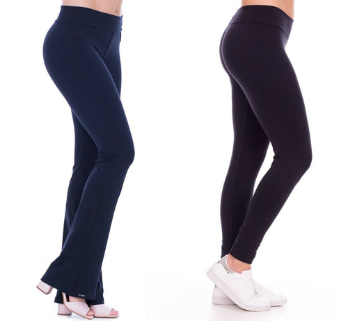 calça legging flare k2b