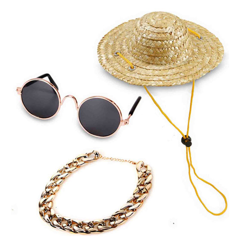 Set De Joyas De Moda Duraderas For Mascotas, Gafas De Sol,