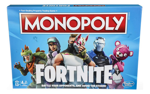Monopoly: Juego De Mesa Fortnite Edition Inspirado En Los V