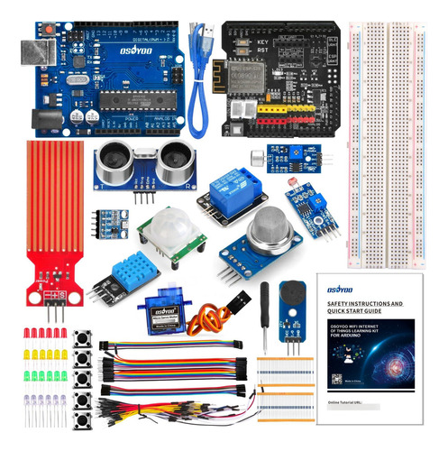 Kit De Aprendizaje Iot Para Arduino Incluye Esp8266 Wifi Shi