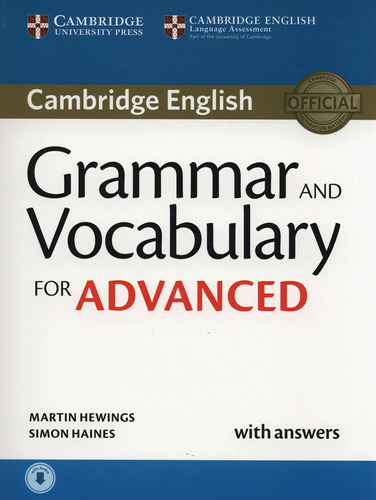Libro Grammar And Vocabulary For Advanced En Ingles