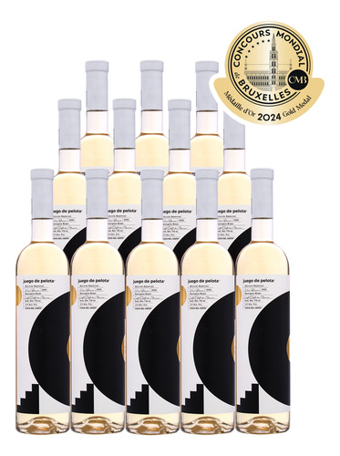 12 Botellas De Vino Blanco Juego De Pelota Edición Especial