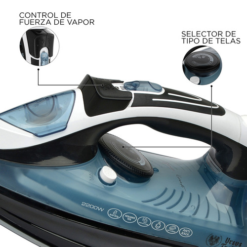 Plancha A Vapor 2200w 260ml Azul Ut-keramik1 Ursus Trotter