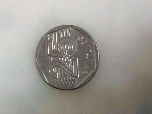 Moneda 25 Centavos Cruzeiro Brasil 