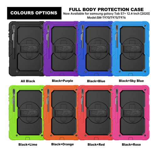 Capa Survivor Alça Protetor Tela Para Samsung Galaxy Tab S8