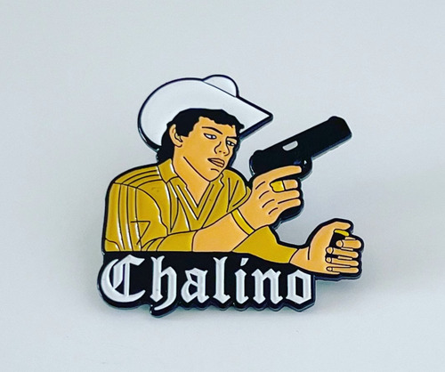 Pin Broche Metálico  Chalino Sánchez Para Gorra