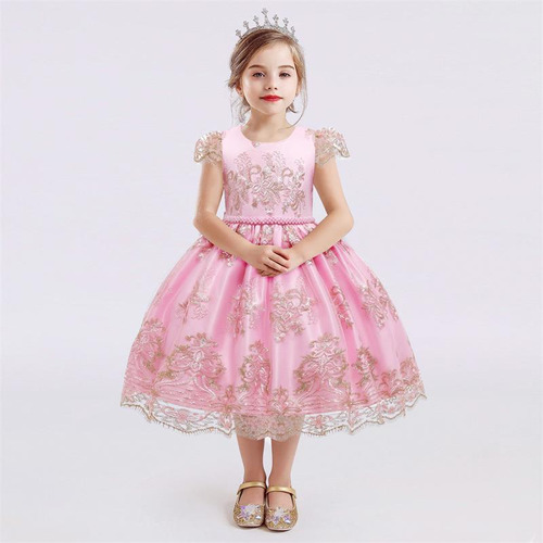 Precioso Vestido De Princesa Para Niñas De 4, 6, 8, 10 Años,