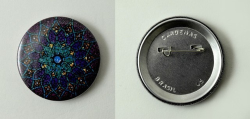 Button Alfinete (200 Unidades) 38mm