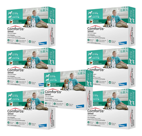 7 Antipulgas Comfortis Cães 560 Mg (9 A 18 Kg) 1 Comprimido