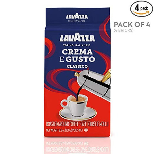 Lavazza Crema E Gusto Mezcla De Café Molido, Café Espresso O