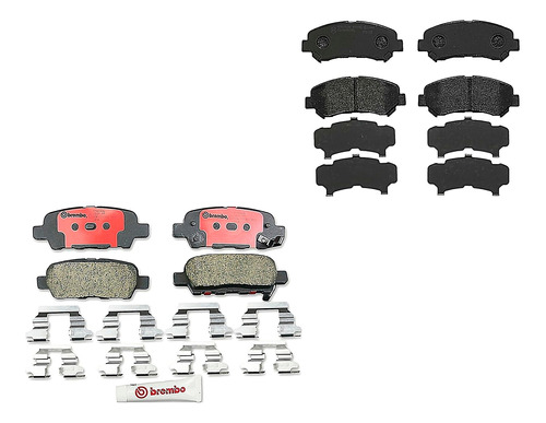 Jgo Balatas Del+tras Brembo Sentra 07-12