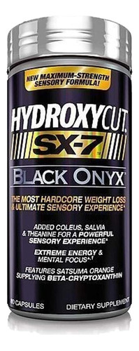 Muscletech Hydroxycut Sx7 Black Onyx 80caps,  Usa,