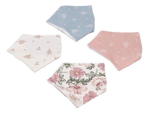 Juego De Baberos De Saliva Para Bebés, Absorbentes, Impermea