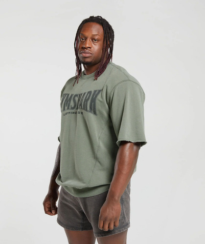 Gymshark Heritage Washedshortsleeve Crew Sudadera