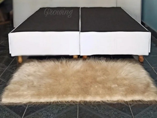 Imagen 5 de 10 de Base De Sommier 2 Plazas Con Cajones Más Respaldo