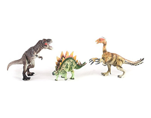 Figuras Dinosaurios Cretaceous Pack X3 T-rex Wabro Dgl 