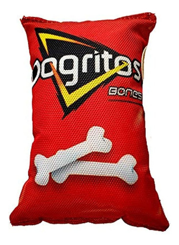 Fun Food Dogritos Chips 8  Dog Toy, Surtido