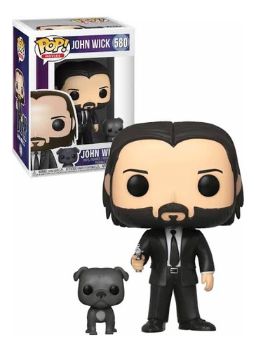 Funko Pop Cine John Wick With Dog #580 (Usado)