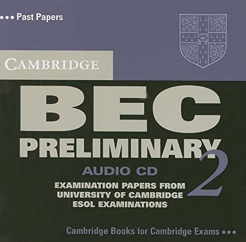 Libro Cambridge Bec Preliminary 2 Audio Cd De Vvaa Cambridge