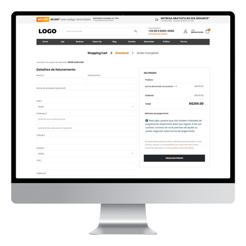 Loja Virtual Moderna, Construa Sua Loja Com Facilidade